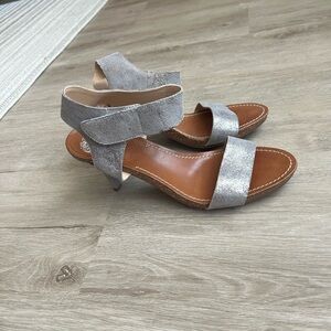Vince Women's Sandals in Silver and Tan